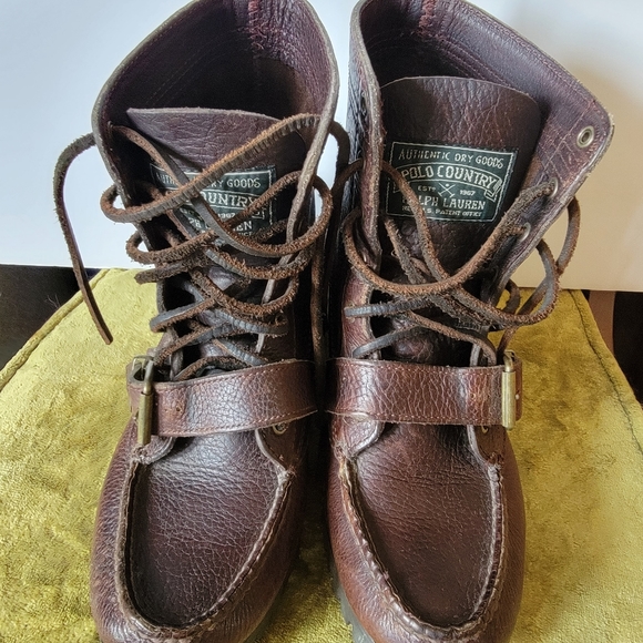 Leather Lace Up Boots | Poshmark